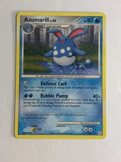 Pokemon TCG Diamond & Pearl Azumarill LV.35 18/130 Light Played - Image 1