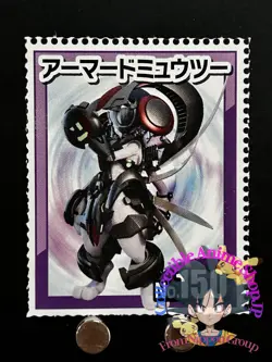 Armored Mewtwo Pokemon Stamp Movie Shogakukan Japanese Card TCG Nintendo Anime - Image 1