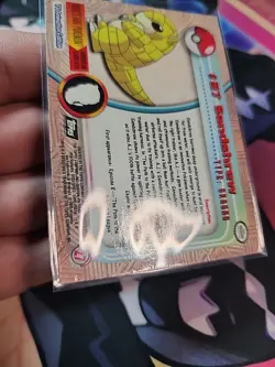 Sandshrew - 27 - Pokemon 1999 Topps Chrome - TV Animation - Holo Foil - HP - Image 5