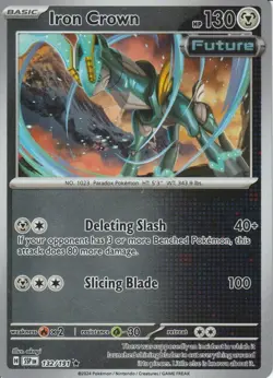 POKEMON - IRON CROWN - 132/191 - SURGING SPARKS - REVERSE HOLO - Image 1