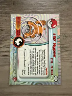 Pokemon - Topps 1999 - #97 Hypno - Non Holo - Blue Logo - NM - Image 2