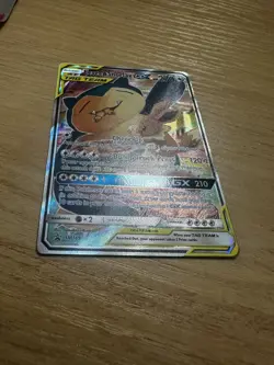Pokemon Eevee & Snorlax GX TAG TEAM Promo Holo SM169 Sun & Moon - Image 2