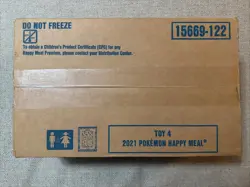 POKEMON MCDONALD'S SEALED CASE (2021) 150 BOOSTER PACKS 25TH ANNIVERSARY TOY 4 - Image 1