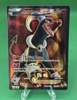 FULL ART Houndoom EX ULTRA RARE 153/162 BREAKThrough Pokemon TCG - Image 1