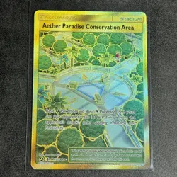 Pokemon Aether Paradise Conservation Area Sv87/Sv94 Hidden Fates gold - Image 1