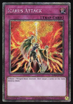 Icarus Attack - RA03-EN165 - Platinum Secret Rare - Yugioh - Image 1