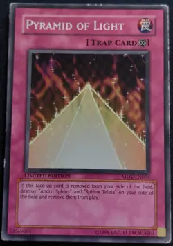 Yugioh Pyramid of Light MOV-EN004 Limited Edition Promo hp - Image 1