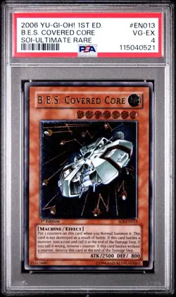 2006 Yu-Gi-Oh! BES Covered Core Shadows Of Infinity SOI 1st Edition UTR PSA 4 - Image 1