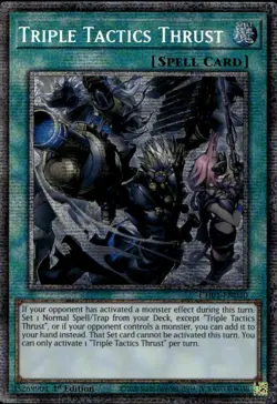 Triple Tactics Thrust 1st Ed Starlight Rare CH01-EN030 Yu-Gi-Oh! - Image 1