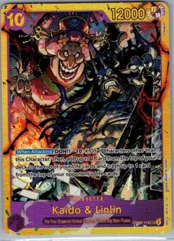 Kaido & Linlin OP08-119 SEC English Two Legends - One Piece Card - NM - Image 1