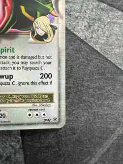 Rayquaza C Lv.X DP47 2009 Black Star Promo Diamond & Pearl Holo Pokemon Card LP - Image 2