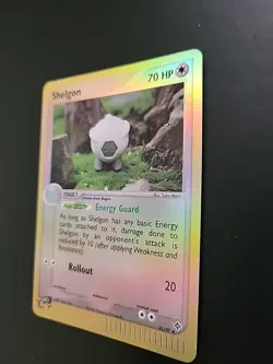 Pokemon 2003 Shelgon EX Dragon Reverse Holo Uncommon Card 41/97 - Image 2