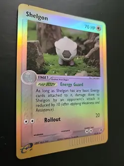 Pokemon 2003 Shelgon EX Dragon Reverse Holo Uncommon Card 41/97 - Image 3