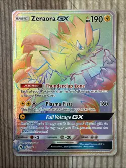 Zeraora GX - 221/214 - Pokemon Lost Thunder Sun & Moon Secret Rare Card VLP - Image 1