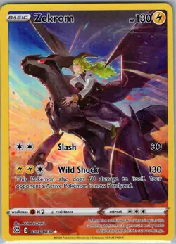 Zekrom TG05/TG30 SWSH09: Brilliant Stars Trainer Gallery - Pokemon Card - NM - Image 1