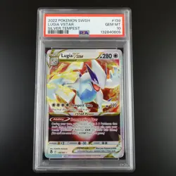 PSA 10 Lugia Vstar 139/195 Pokemon Silver Tempest Graded Card - Image 1