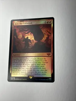 Hew the Entwood Foil - LTR 0136 - NM - MTG Magic Pack Fresh - Image 2