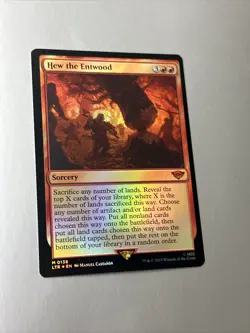 Hew the Entwood Foil - LTR 0136 - NM - MTG Magic Pack Fresh - Image 3