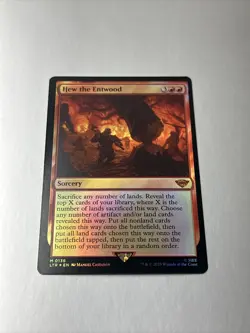 Hew the Entwood Foil - LTR 0136 - NM - MTG Magic Pack Fresh - Image 4