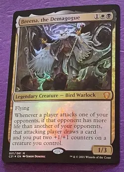 MTG Breena, the Demagogue Commander 2021 Foil NM - Image 2