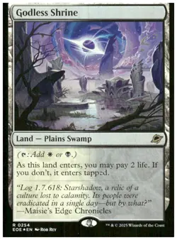 Edge of Eternities #254 Godless Shrine Foil - Image 1