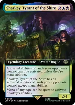 MTG - Sharkey, Tyrant of the Shire - Surge Foil - Lord of the Rings - Magic - Image 1
