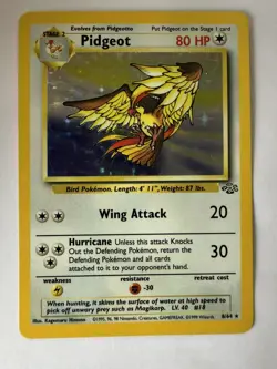 Pokemon TCG Pidgeot Jungle 8/64 Holo Unlimited Rare MP - Image 1