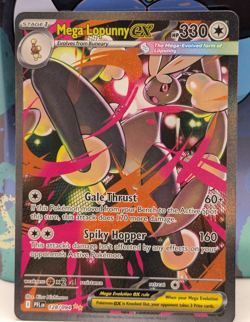 Pokemon TCG Phantasmal Flames - Mega Lopunny SIR Ex 128/094 Mega Evolutions - NM - Image 1