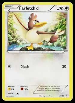 Farfetch'd 25/39 Kalos Starter Set Pokemon Lightly Played - Image 1