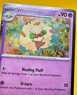 Cottonee MEP018, Whimsicott MEP019 Phantasmal Flames Black Star Promos PokemonNM - Image 4