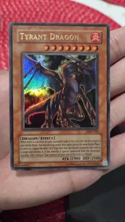 Yugioh Tyrant Dragon LOD-034 Ultra Rare LP - Image 1