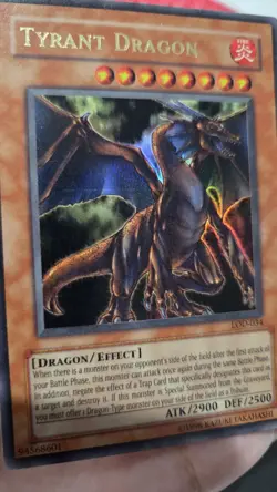 Yugioh Tyrant Dragon LOD-034 Ultra Rare LP - Image 2