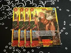 4x One Piece OP08-118 Silvers Rayleigh - English - Foil - Playset - TCG - NM/M - Image 1