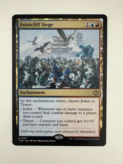 Frostcliff Siege MTG Magic the Gathering Card NM Near Mint TDM - Image 1
