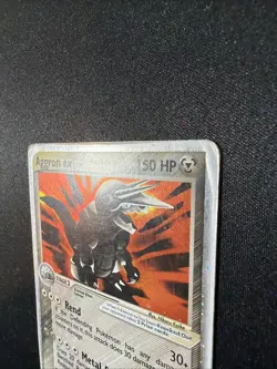 Pokemon TCG Aggron EX Sandstorm Holo Rare Card 95/100 - Image 3