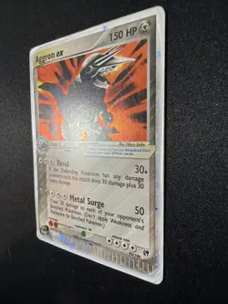 Pokemon TCG Aggron EX Sandstorm Holo Rare Card 95/100 - Image 5