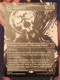 MTG MOM - Sheoldred / The True Scriptures Showcase NM - Image 1