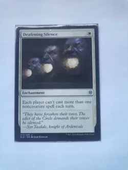 Magic The Gathering MTG DEAFENING SILENCE Throne of Eldraine NM Near Mint - Image 1