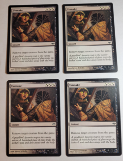 MTG [ 4x ] UNMAKE (LP) FULL PLAYSET Eventide 2008 Magic the Gathering - Image 1