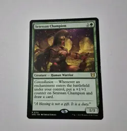 Setessan Champion Commander Wilds of Eldraine Regular Card LP MTG - Image 1