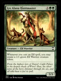 Lys Alana Huntmaster LP Light Play Commander Anthology MTG [8953] - Image 1