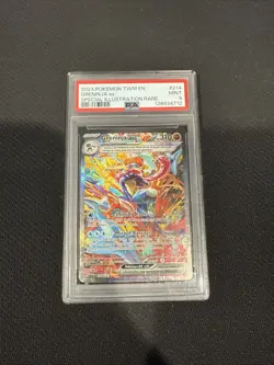 2024 Pokemon S&V Twilight Masquerade Greninja EX 214/167 PSA 9 - Image 1