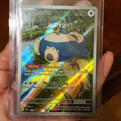Pokemon TCG Snorlax Promo Holo Card 151 Scarlet and Violet 051 - Image 1