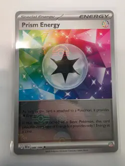 Prism Energy 086/086 NM - Poke Ball Holo - 2025 S&V TCG Pokemon Black Bolt - Image 1