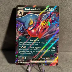 Toxicroak EX 131/198 Scarlet & Violet Pokemon NM - Image 1