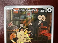 Team Rocket's Meowth 203/182 - Destined Rivals - Pokemon - NM - Image 3