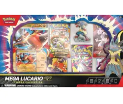 Pokemon TCG Mega Lucario ex Figure Collection Sealed - Free Shipping - Image 1