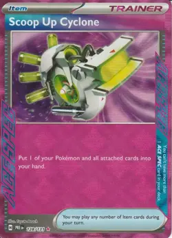 POKEMON - SCOOP UP CYCLONE - 128/131 - ACE SPEC - PRISMATIC EVOLUTIONS - NM - Image 1