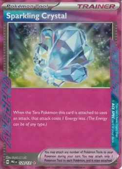 POKEMON - SPARKLING CRYSTAL - 129/131 - ACE SPEC - PRISMATIC EVOLUTIONS - NM - Image 1