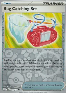 POKEMON - BUG CATCHING SET - 102/131 - REVERSE HOLO - PRISMATIC EVOLUTIONS - Image 1